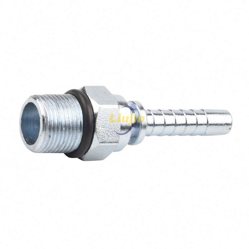Hydraulic connectors factory manufacture hydraulic fittings hoses tube fitting