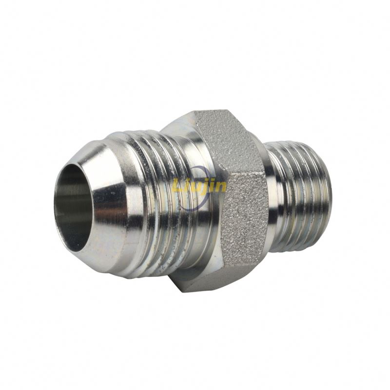 Hydraulic fittings adapters factory supply high pressure hydraulic adapter