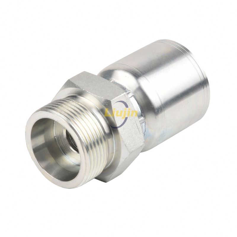 Hydraulic hose fitting professional best price one piece crimp fitting