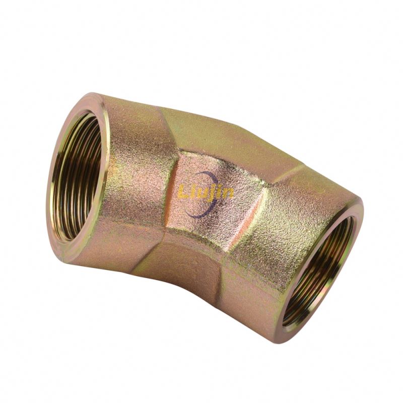China supplier one piece hydraulic fittings hydraulic connector fittings