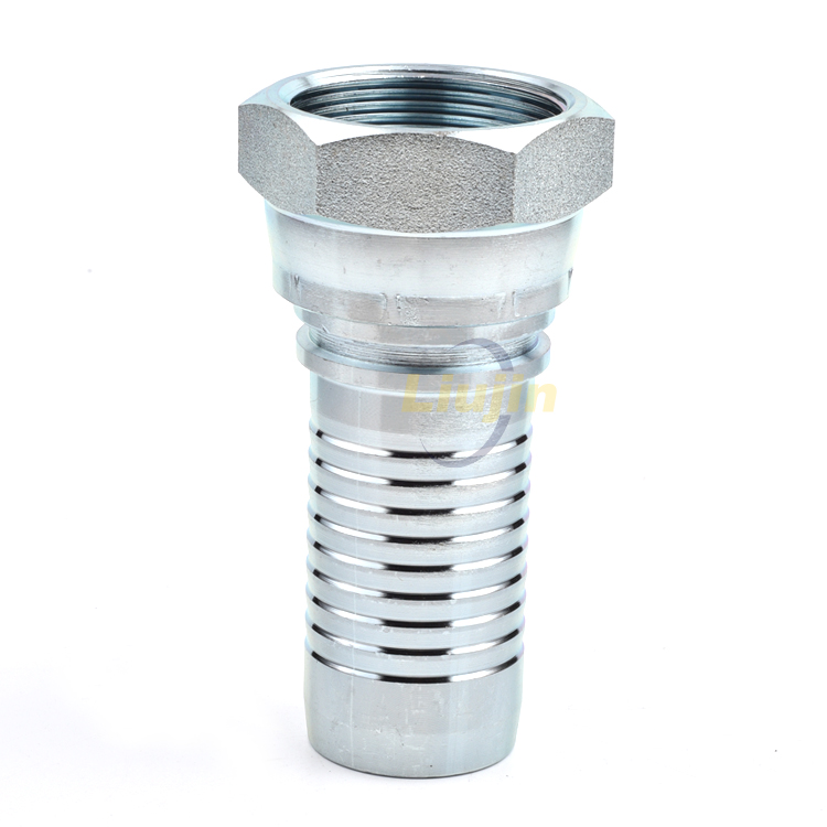 Great durability SAE JIC braided hose fitting hydraulic fittings sale