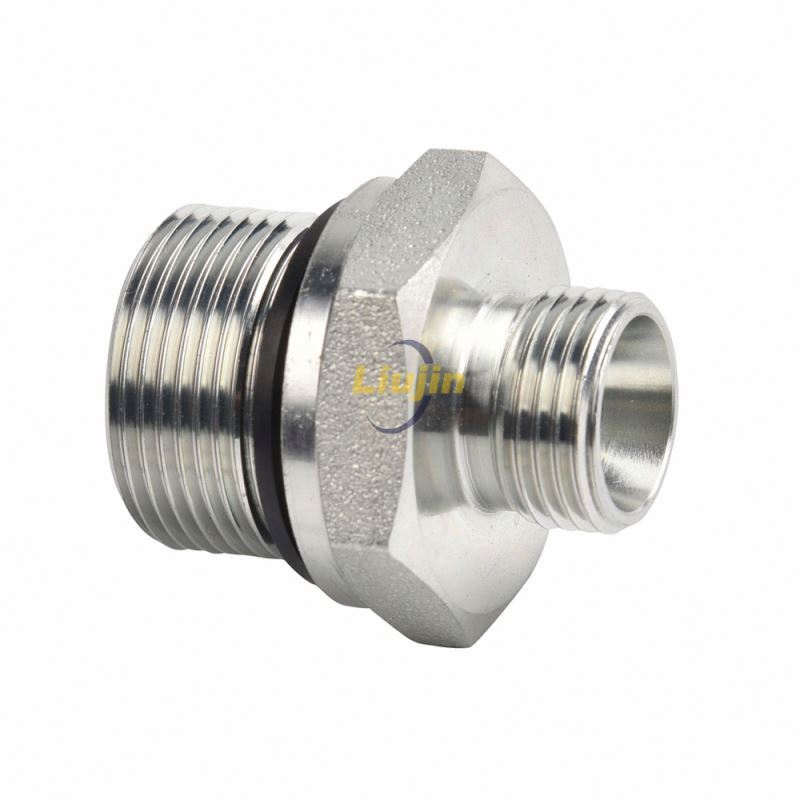 Metric hydraulic fitting factory professional steel pipe fitting