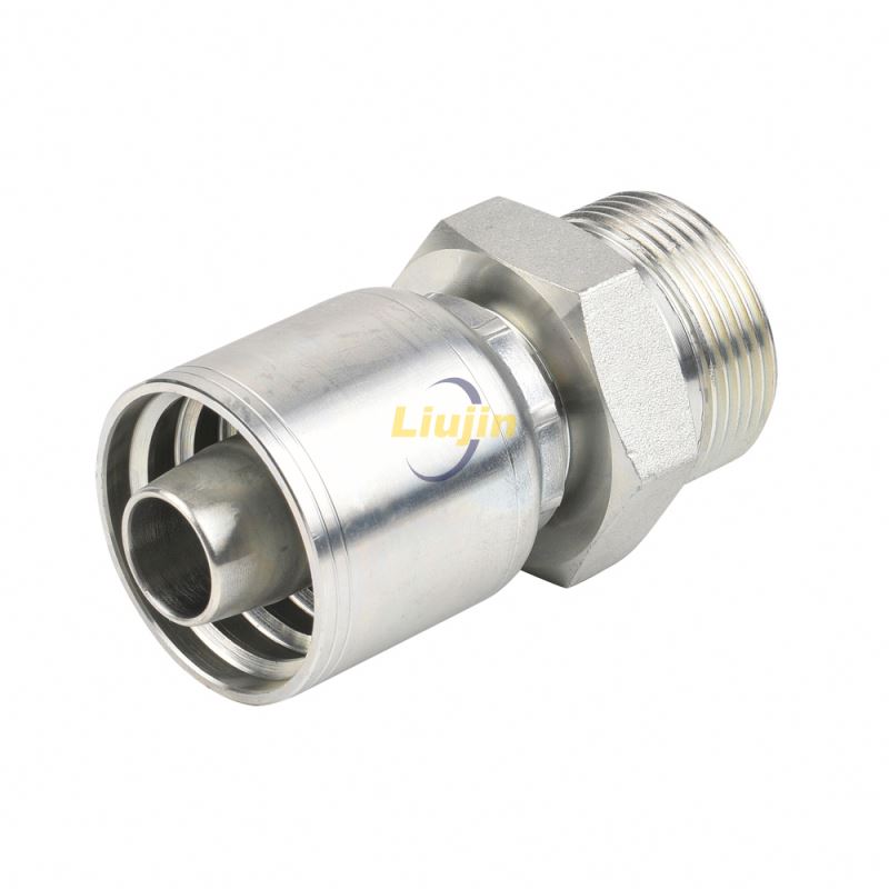 One piece hose fitting manufacture good quality custom hydraulic one piece fitting