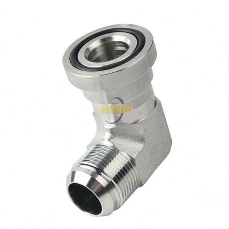 Manufacture custom connector fittings carbon steel high quality hydraulic adapter