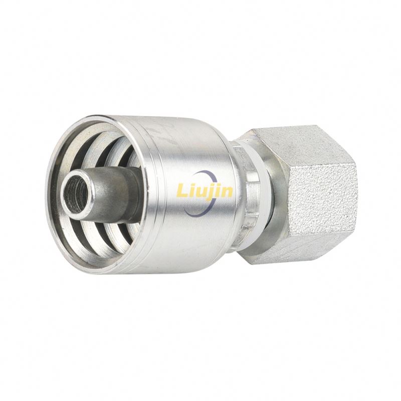 One piece hose crimping fitting factory manufacture hose fitting