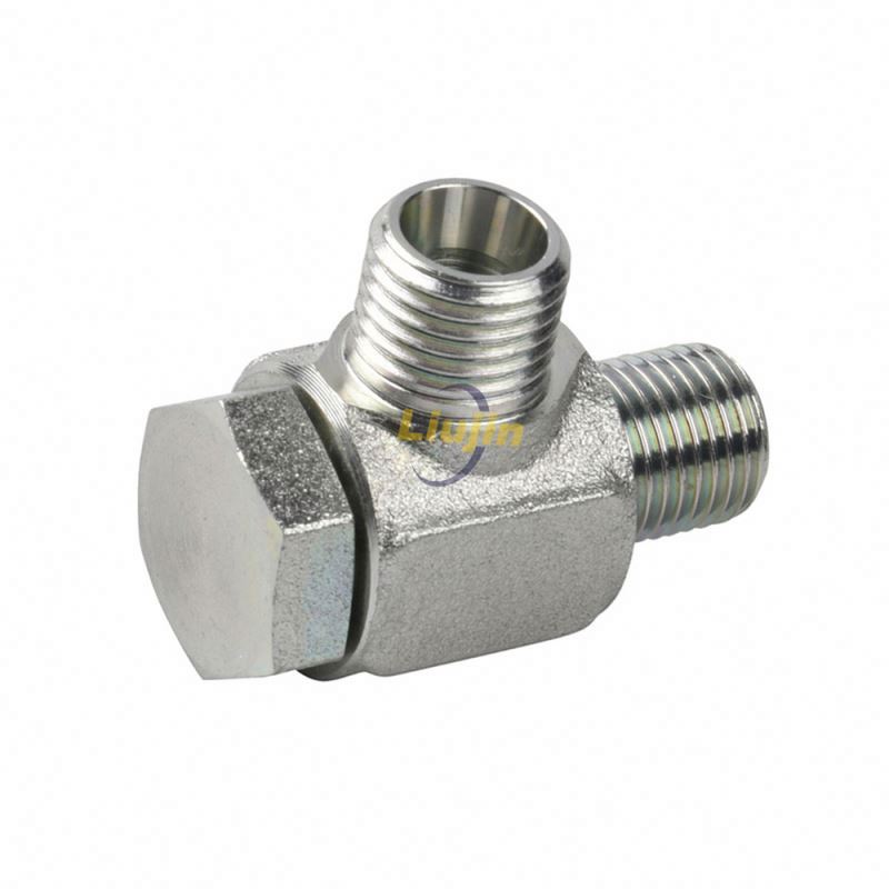 Hydraulic adapters professional manufacture custom metric reusable hydraulic hose fittings