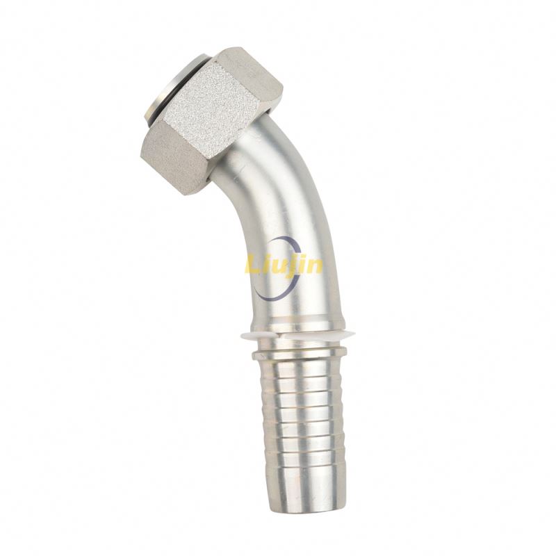Metric hydraulic fittings advanced factory supply custom stainless steel pipe fitting