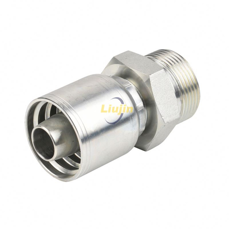 Hydraulic hose fitting professional best price one piece crimp fitting