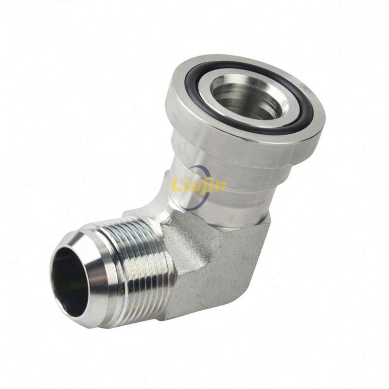 Manufacture custom connector fittings carbon steel high quality hydraulic adapter