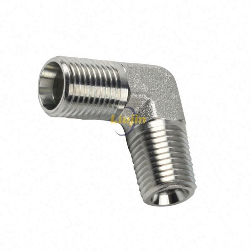 Professional manufacture custom steel pipe fitting metric hydraulic fitting