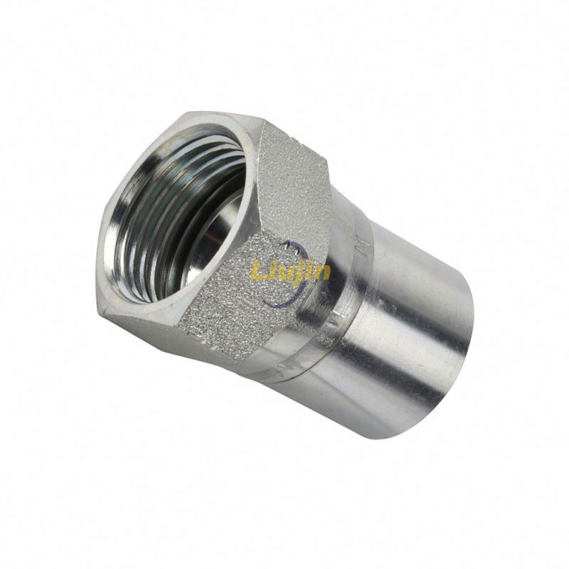 Manufacture good quality custom hydraulic fitting jic super high quality hydraulic hose fittings